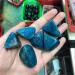 Polished Natural Blue Apatite Tumbled Crystals Stones for Feng Shui - (Color: Blue Size: 20-30mm) Chakra Reiki Balancing