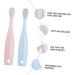 Frcolor 2-Pack Baby & Children's Toothbrush Set - Tongue Cleaners & Detergent - Safe Colorful Dental Care for Toddlers - Buy Online on GoSupps.com