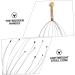 Buy PartyKindom 6pcs Multifunctional Massager Tool - Steel Thread Scrubber Claws for Ultimate Relaxation | Fast International Shipping - Buy Online on GoSupps.com