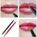 YongXiangPeng 2 Pcs Dual End Lipstick Brushes Portable Retractable Lip Brushes Travel Eye Shadow Brushes with Cap for Lips Eyes and Makeup Application - Buy Online on GoSupps.com
