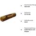 Artisan Gift Co Olive Wood Dog Timer - 100% Natural | Perfect for Dogs 25-40 kg | L-20 cm - Buy Online on GoSupps.com