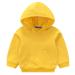 Taigood Boys Hoodie Girls Sweatshirt Spring Winter Warm Top for Kids Baby Hoody and Jumper for 1-7 Yesrs 2-3 Years Yellow