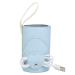 USB Baby Bottle Warmer Bag Portable Milk Bottle Warmer Heater Keeper Baby Infant Insulation Thermostat Feeding Milk Food Thermal Warmer Bag with USB Charging Port for Baby Care(Blue)