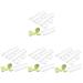 Toddmomy 16 Pcs Shaped Growth Mold Fruit Shaping Mold Star Cucumber Shaper Vegetable Shaping Mold Christmas Candy Clear Heart- Shaped Cucumber Growth Forming Star Shape Accessories Plastic As Shownx4pcs mediumx4pcs