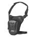 Gutriff thigh bag and leg bag for men and women for running cycling motorcycle sports and work Black