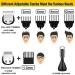 Electric Beard Trimmer 6 in 1 - Professional Grooming Kit Washable Low Noise LED Display USB Rechargeable - International Shipping Available - Buy Online on GoSupps.com