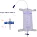 10 Pieces Urine Drainage Bags with Valve & T-Drain - 750ml Leg Bags for Comfortable Use | International Shipping Available - Buy Online on GoSupps.com