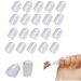 Yxrrving 10 parts/los silicone gel small toe tube pipe chicken eyes blow pinkie protector gel toe bale finger finger sleeve protection transpot 20pcs