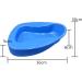 Healthcare Bedpan Firm Thick Plastic Stable Potty for Women Men Elderly Female Male Children - Portable and Easy to Use(Blue) - Buy Online on GoSupps.com
