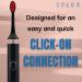 Sonic LED Whitening Toothbrush | Rechargeable | Ultrasonic Technology | 2 Blue-Lights for Whitening + RED LED for Gum Care - Buy Online on GoSupps.com