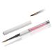 Acrylic Brush White/Pink Round Size 4 with Rhinestones in the Handle Acrylic Nails