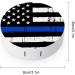 American Blue Line USA Police Stars Flag Contact Lens Case Kit | Eye Care Holder with Mirror Tweezers & Solution Bottle | Ideal for Travel & Home - Buy Online on GoSupps.com