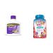 GoodSense 26.9oz Polyethylene Glycol 3350 Powder and Vitafusion 90ct Fiber Gummies Peach Strawberry BlackBerry Sugar Free
