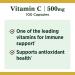 Nature's Bounty Vitamin C 500mg Time Release Capsules - 100 Ct - Buy Online on GoSupps.com