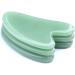 Heart-Shaped Guasha Stone - Jade Color Body & Face Massage Scraper Board for Unisex - International Shipping Available - Buy Online on GoSupps.com