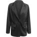 Women 2024 Business 2 Pieces Outfits Set Blazer Jacket and Pant Double Breasted Formal Casual Suit Sets 2185-sasnx-1-black S - Buy Online on GoSupps.com