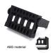 Dekaim Nail Drill Holder & Storage Box - 2PCs 16-Hole Display Stand for Nail Drill Bits (Black) | International Shipping - Buy Online on GoSupps.com