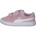 PUMA Kids Smash V2 Buck V INF Sneaker - Pink | Size 7 UK Child - Buy Online on GoSupps.com