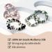 Townssilk 100% Pure 22 Momme Mulberry Silk Skinnie Scrunchies - Set of 5 Plaidblack - Buy Online on GoSupps.com