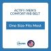 Actifi Men's Rib Belt 24-60 - Comfort Support Brace for Pain Relief in Black - Buy Online on GoSupps.com