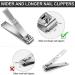 Tyatocepy Toenail Clippers with Straight Toenail Clippers for Men and Women Thick Nails 6 Pieces Silver - Buy Online on GoSupps.com