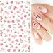 Spring Flowers Nail Art Stickers - Self-Adhesive Fingernail Decals for Women & Girls - Buy Online on GoSupps.com