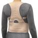 Medical-Grade Adjustable Magnetic Posture Support Back Brace - Relieves Neck Back and Spine Pain - Improves Posture (Small) (Tan) by Poscure(TM)