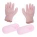 Beatifufu 1 Set Waterproof Sun Protection Gloves Women Gloves for Dry Hand Dry Hand Gloves Hand Moisturizing Gloves Moisturizing Socks Moisturizing Gloves and Socks Moisturizer Gloves