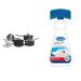 Ninja ZEROSTICK Stackable Cookware 5-Piece Pan Set Non-Stick 3 Saucepans with Oven-Safe Glass Lids & Dr. Beckmann Carpet Stain Remover | Removes New and Dried-in Stains | Includes Applicator Brush