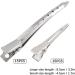 AYNKH 30 Pieces Duck Bill Hair Clips with Styling Comb 1.8Inch/3.5Inch Silver Metal Rustproof Alligator Curl Clips with Holes for Hair Styling Coloring Sectioning Salon Hairdressing Accessories - Buy Online on GoSupps.com