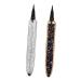 BELLIFFY 2pcs Diamond Eyeliner Liquid Liner Pen Black Eyeliner Women Household Eyeliners Gold Eyeliner Silver 1 count (Pack of 1) Black