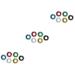 Gleavi 18 Stk ring for children acupressure finger rings Child rings toys children's toys hand-folding toys acupressure ring stressbaking tool scrollrad massage device elementary school
