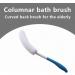 MagiDeal Vinyl Quote Me Long Anti-Slip Curve Handled Bath Body Brush - Easy Reach for Seniors - Blue - 1 Count - Buy Online on GoSupps.com