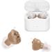 Rechargeable Hearing Amplifier for Seniors - Noise Cancelling, Volume Control - White - Buy Online on GoSupps.com