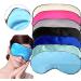 Yu2d Pure Silk Sleep Eye Mask - Padded Shade Cover for Travel and Relaxation (Black) - Buy Online on GoSupps.com