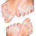 Toe Seperator 4 Pcs for Overlapping Toes | Bunion Corrector Toe Seperator Toe Spacers Toe Separators Toe Separators for Overlapping Toes Gel Toe Separators