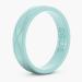 Enso Rings Womens Infinity Silicone Wedding Ring  Hypoallergenic Wedding Band for Ladies  Comfortable Band for Active Lifestyle  4.5mm Wide, 1.5mm Thick (Turquoise, 7)