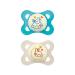 MAM Original Skin Soft Silicone Pacifier Set for 0-6 Months - 6 Pacifiers with 3 Sterilization Transport Boxes - International Shipping Available - Buy Online on GoSupps.com