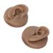 Soft Silicone Ear Model for Acupuncture & Training | 3 Pairs - Dark Skin Tone | Realistic Human Ear Display Props - Buy Online on GoSupps.com