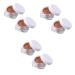 FOMIYES 6 Pcs Glitter Eye Shadow Kit De Manicura Loose Eyeshadow Glitter Set Glitter Powder Flash 1 count (Pack of 1) Goldenx3pcs