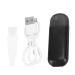 Marhynchus Compact and Portable Nose Hair Trimmer Electric Hair Clipper for Men with Round Flat Blade Head 130mAh Rechargeable Nose Trimmer and Quick Charge for Men Women (Black)