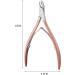 HCHGJKN Nail Clippers 1pc Nail Clippers Stainless Steel Dead Skin Remover Scissor Foot Care Toe Cuticle Nippers Manicure Nails Art Tool - Buy Online on GoSupps.com