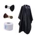 HONMEET Set 4 Hairdressing Tools Set Haircut Neck Brush Hair Color Apron Hair Coloring Apron Salon Hair Brush Haircutting Strips Hairdressing Apron Barber Gown Hairdressing Cape Plastic