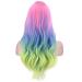 Buy BGHJUE Gradient Color Curly Wig for Women - Long Chemical Fiber Hair Wig International Shipping - Buy Online on GoSupps.com
