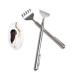Frcolor 2st telescopic back scratcher back scratches made of stainless steel hand back scratches of pull-out back scratches back scratches for older people retractable pen