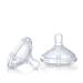 Nuby Natural Touch NT67601 Set of 2 Replacement Teats Neutral