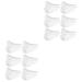 Healvian 6 Pairs Forefoot Pad Dancer Pad Insoles for Heels Forefoot Absorption Pad Arch Cushion Pad Protector of Empty Matte Lip Tubes Wedge Pillow Neuroma Pad Shoe White Damping