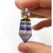 Ubrand Rainbow Fluorite Perfume Bottle Pendant - Essential Oil Diffuser Crystal Jewelry Necklace (Gold - Buy Online on GoSupps.com