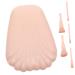 FRCOLOR 25 Pcs Mini Red Tea Hat Mini Makeup Highlighter Brush Metallic Headdress Makeup Brush Kit Blush Brush Contouring Brush Flat Brush Makeup Eyebrow Brush Plastic Major Travel