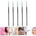 Baluue 5pcs Fine Eyeliner Brush Makeup Eyeliner Brush Thin Eyeliner Brush Make up Brushes Gels Fiber Black - Buy Online on GoSupps.com